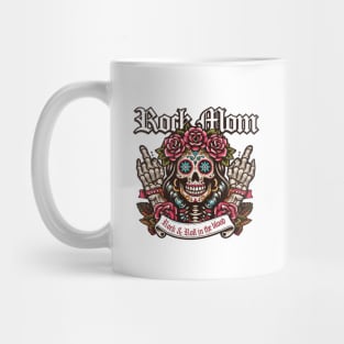 Rock Mom, Rock & Roll in the blood Mug